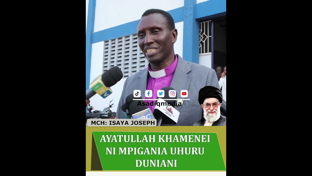 AYATOLLAH KHAMENEI AMEULIWA NA MASHETANI NA KILA MWENYE AKILI TIMAMU ATAMUOMBOLEZA. Mch.Isaya Joseph