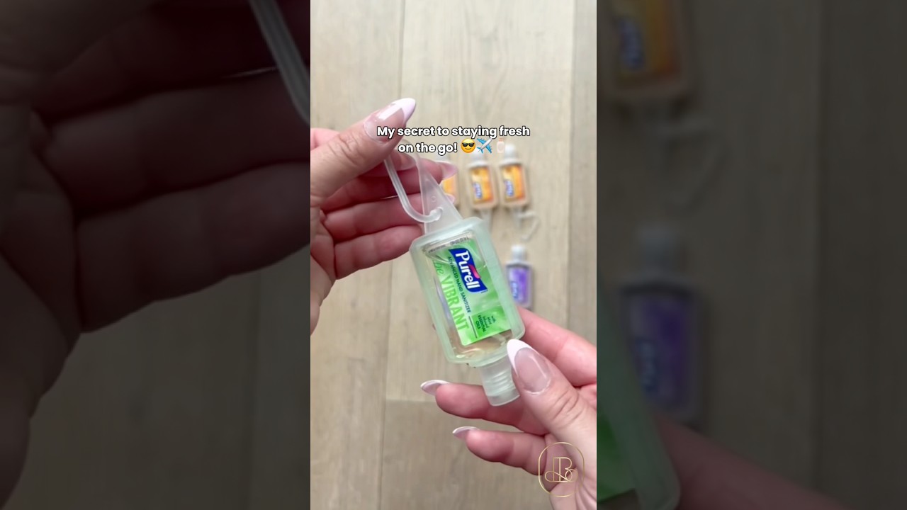 Purell Scented Hand Sanitizer Gel | Mini Travel Bottles for Everyday Hygiene #fallintoshorts