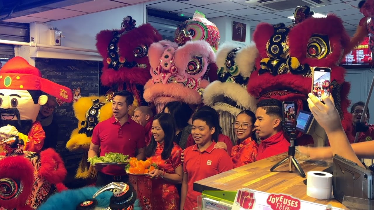 Lion Dance Franco Asiatique 英武堂 (LDFA) - Nouvel An Chinois 2023 - Café L'Océan
