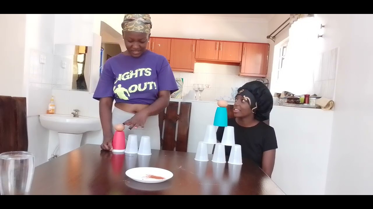 Balancing the egg while moving the cups😂😂😂DON'T TRY THIS AT HOME😮12/02/2026