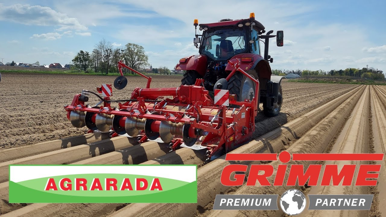 GRIMME GF400- Aktywny obsypnik do warzyw i ziemniaków/ Rotary hiller for vegetable and potatoes.