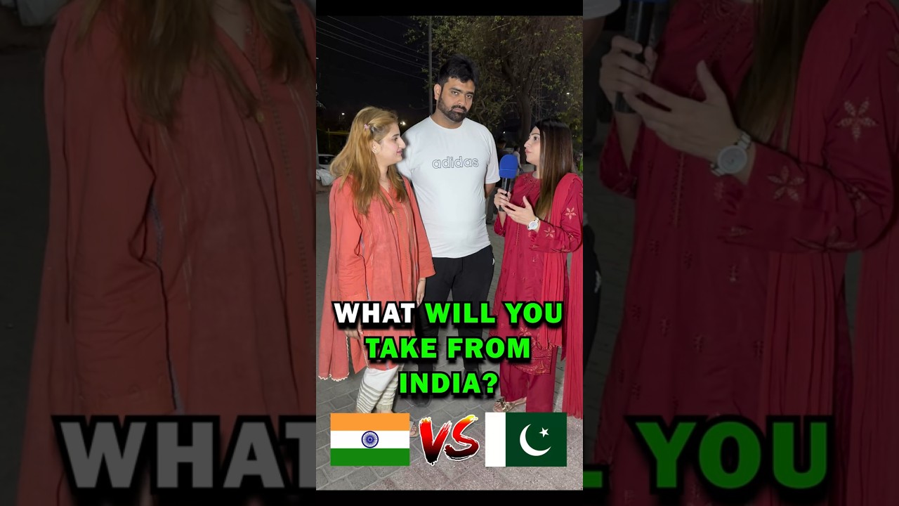 WHAT WILL YOU TAKE FROM INDIA? | INDIA VS PAKISTAN | GIRLS REACTION | SANA AMJAD