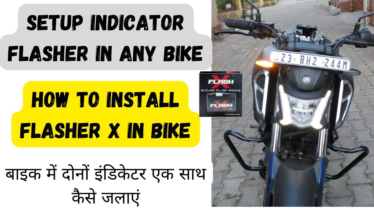 How install flasher x in Yamaha fzs and mt-15 2024 || इंडिकेटर फ्लैशर कैसे इंस्टॉल करें || 2024