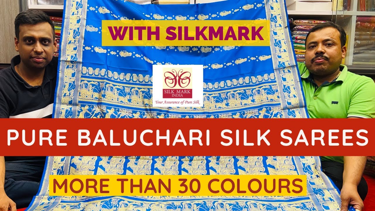 BEAUTIFUL BALUCHARI SILK SAREES | WITH SILKMARK | AUTHENTIC QUALITY | HANDWOVEN TO PERFECTION |