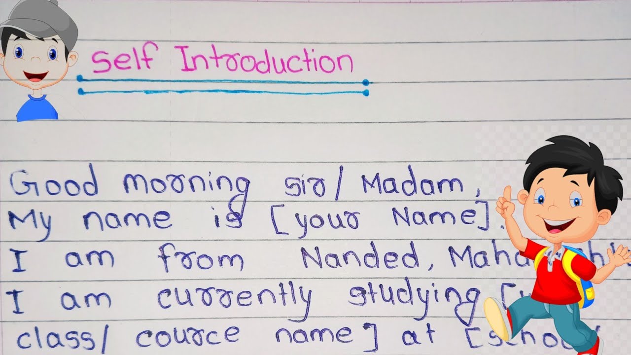 Best Self Introduction in English | Simple & Smart Introduction for Students | School/College 