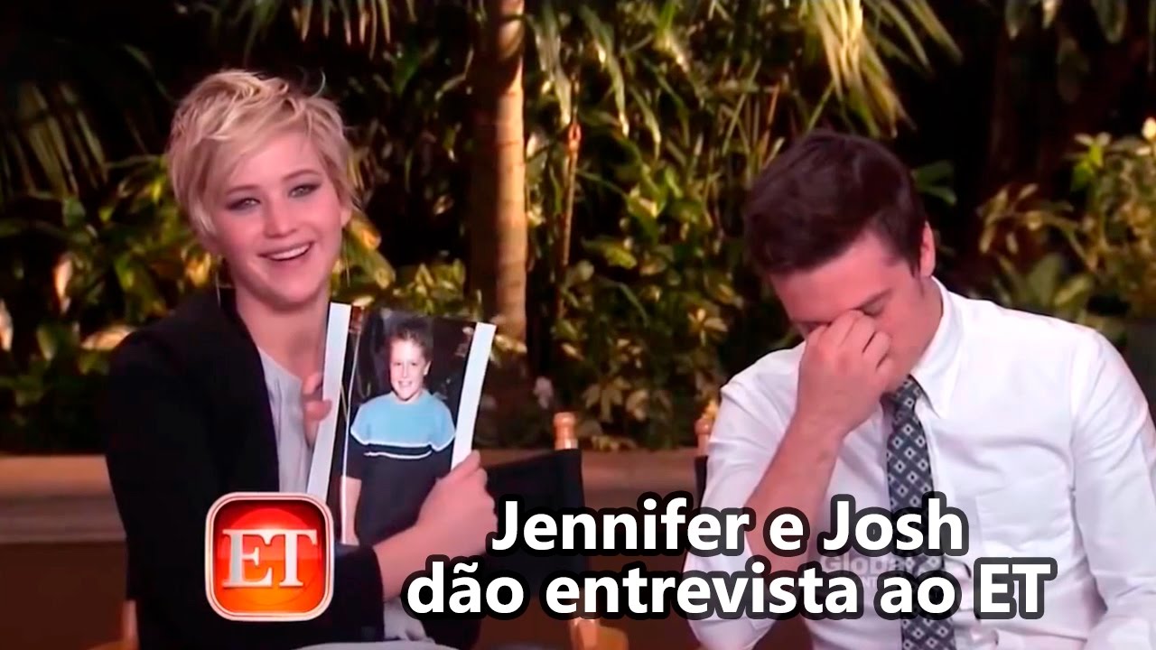 Jennifer Lawrence e Josh Hutcherson dão entrevista ao ET (legendado)
