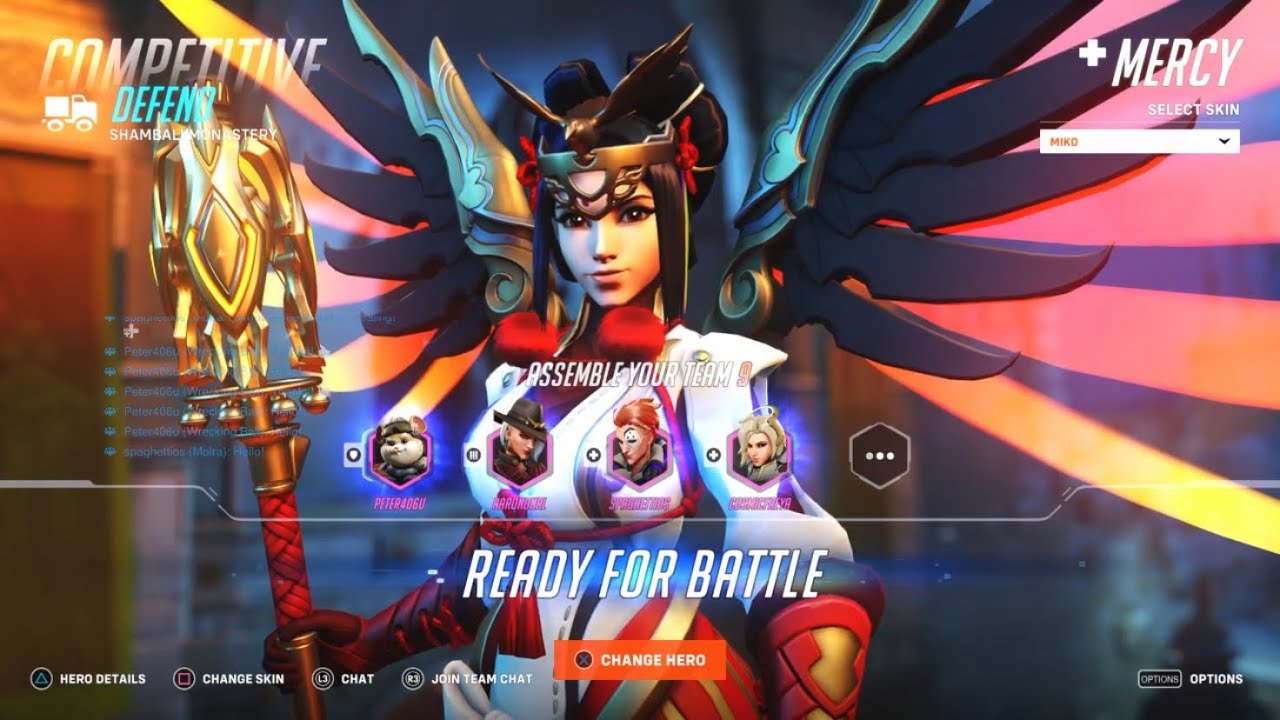 Overwatch 2: Mercy Gameplay | Unbelievable 4v5 Victory [Console]