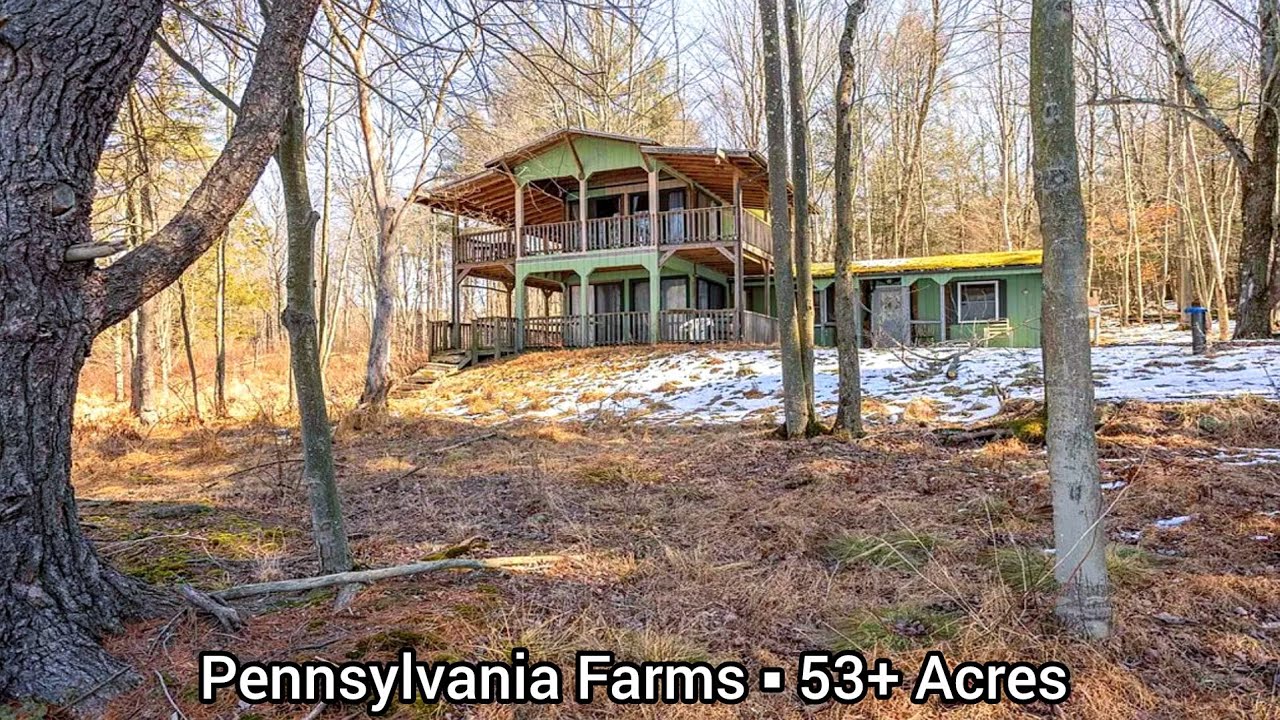 Фермы на продажу в Пенсильвании | Более 53 акров | Земля на продажу в Пенсильвании | Домики на пр...