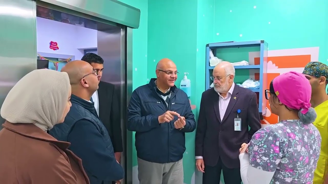 المهندس أيمن عطية يتفقد مستشفى نيل الأمل ويوجه بإزالة اشغال الطريق
