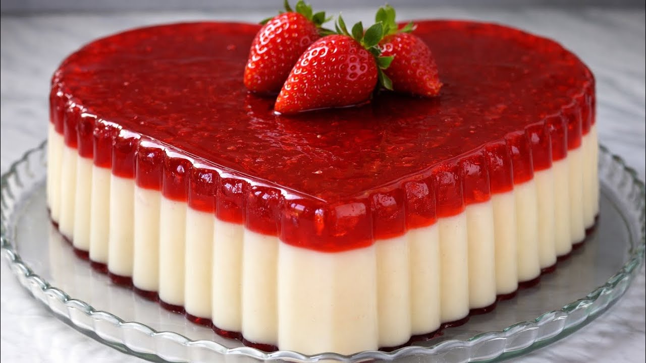 ¡Recetas que Enamoran! Delicioso postre de gelatina fácil de hacer y ¡SIN HORNO! 