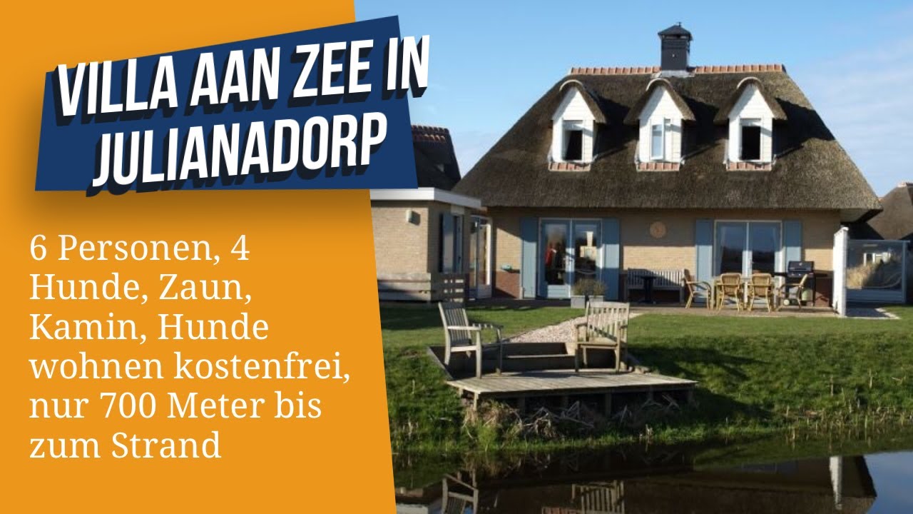 Traumhafte freistehende Reetgedeckte Villa aan Zee in Julianadorp (Resort Duynzicht - Niederlande),