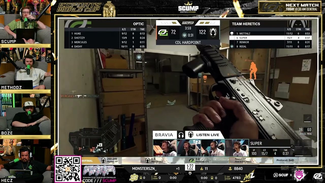 Scump and HecZ Can't Believe Shotzzy Entering his Flow State Against Miami! 😱 (movement god)