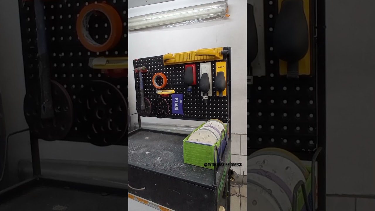 Тележка в малярку. Реконструкция и доработка. Пост подготовки. Mirka Festool Rupes