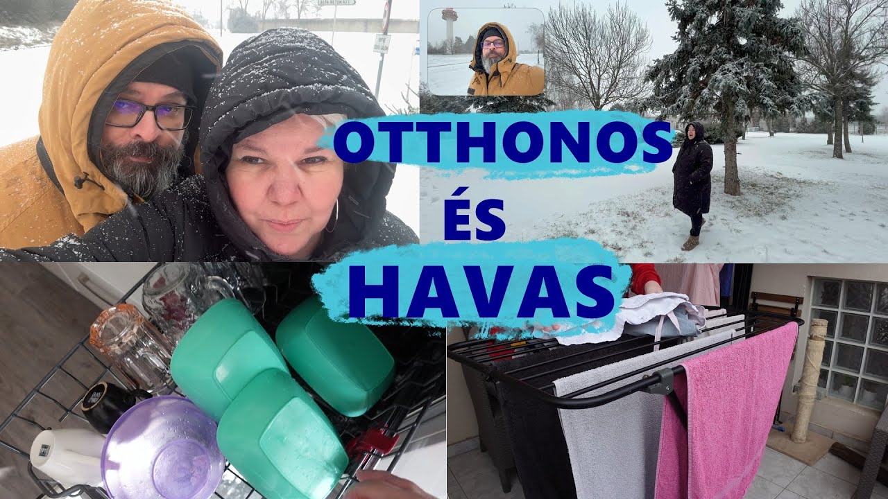 Napi vlog | Otthon &eacute;s a h&oacute;ban❄️