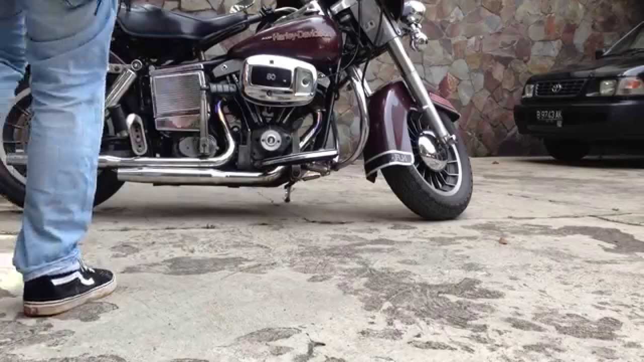 Kickstart the 1978 Harley Davidson Electra Glide FLH 75th Anniversary Shovelhead first 80ci