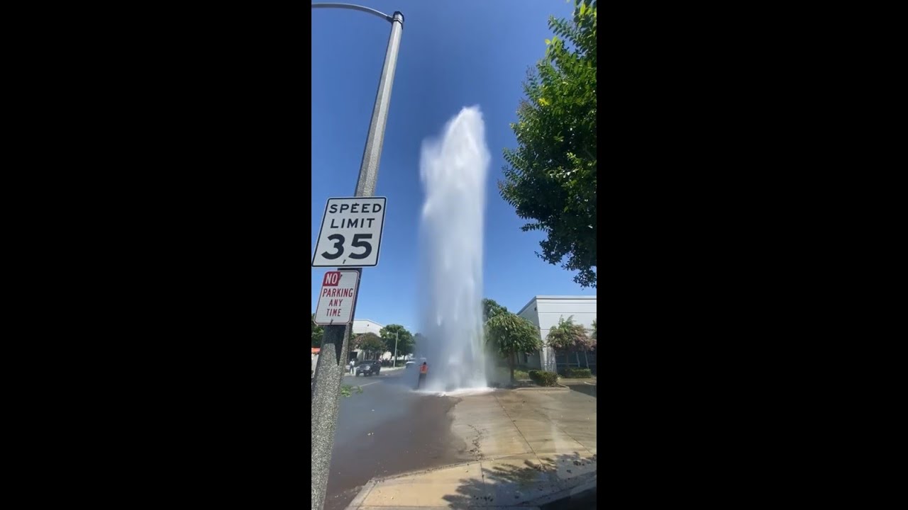 Car vs. Wet Barrel Fire Hydrant #shorts