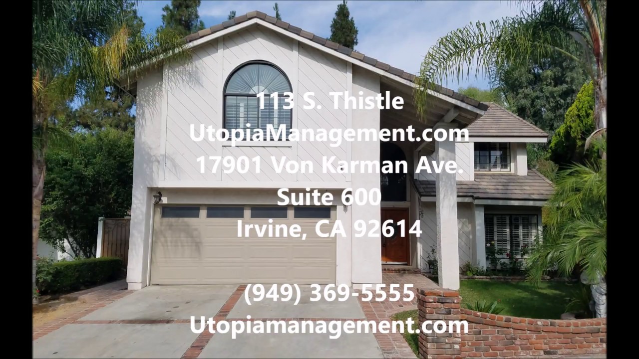 Brea Property Management Company - 113 S. Thistle Brea, CA 92821