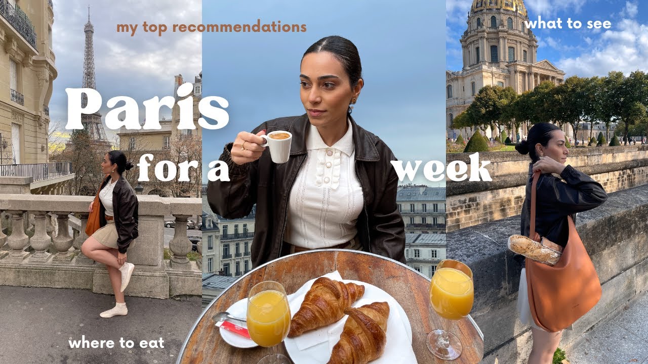 PARIS VLOG | Travel guide for 1 week, Fall season in Paris
