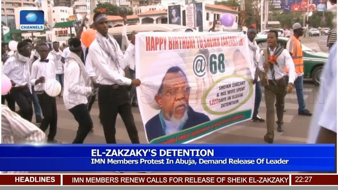 IMN Members Protest In Abuja, Demand Release Of El-Zakzaky