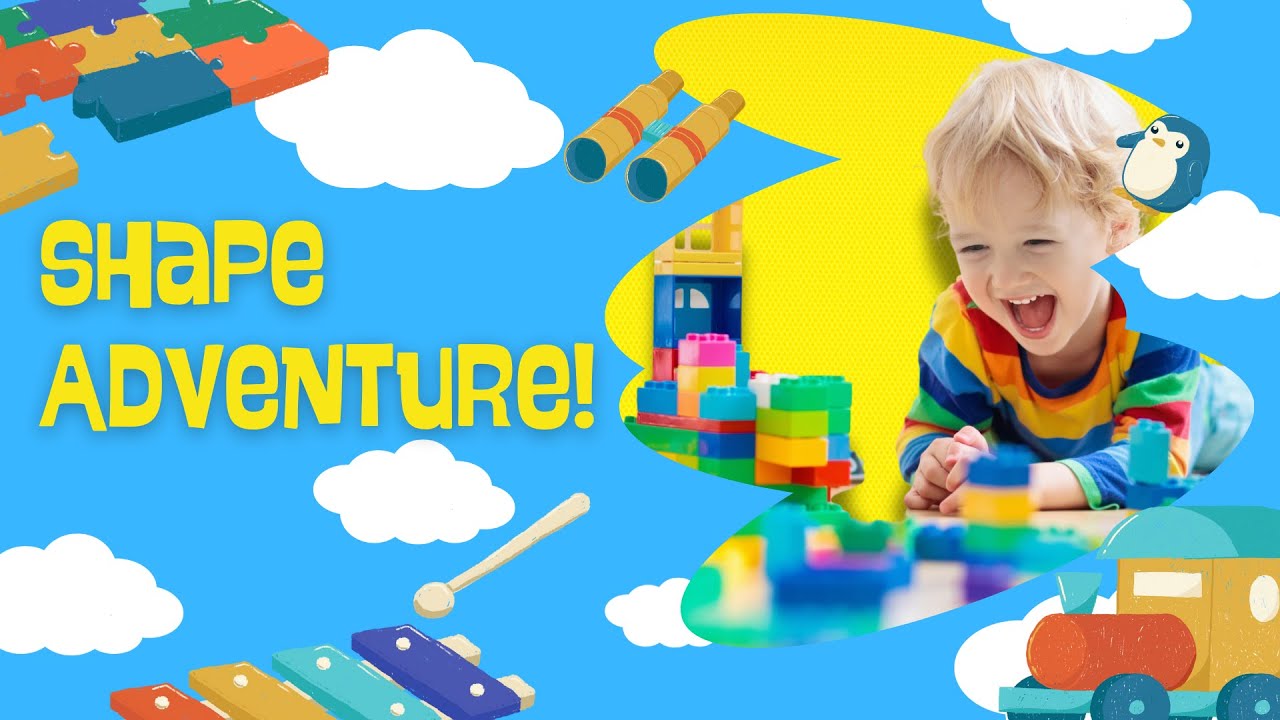 🟡 Shape Adventure: An Exciting Learning Song for Kids! 🔶
