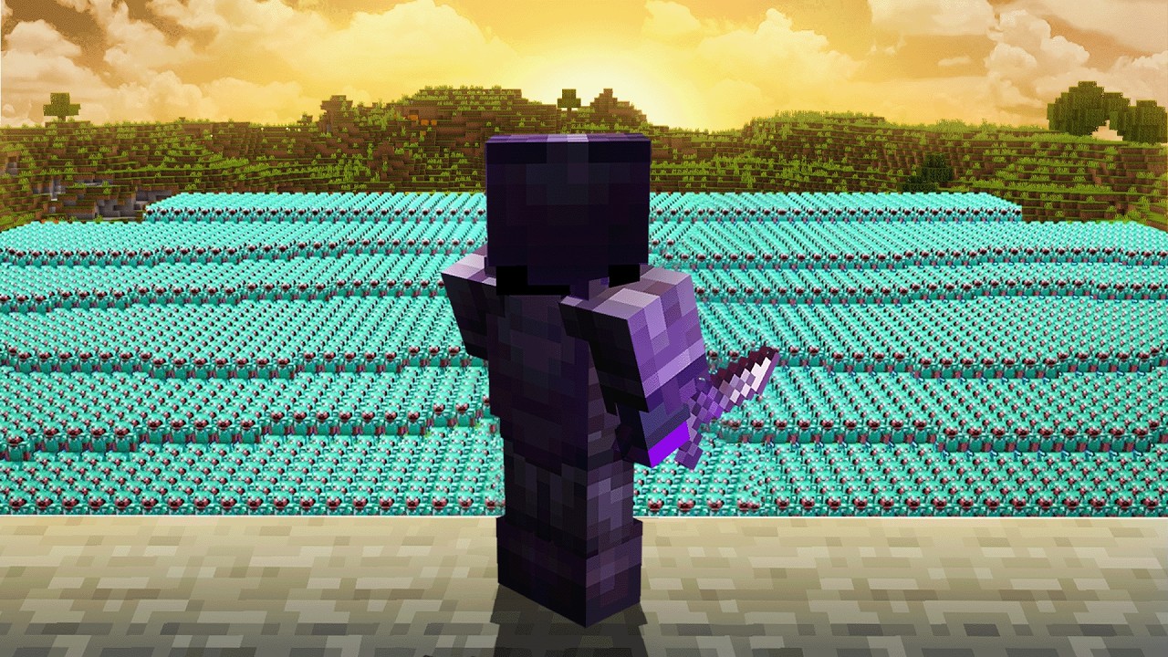 Minecraft Pro Vs 100 Players