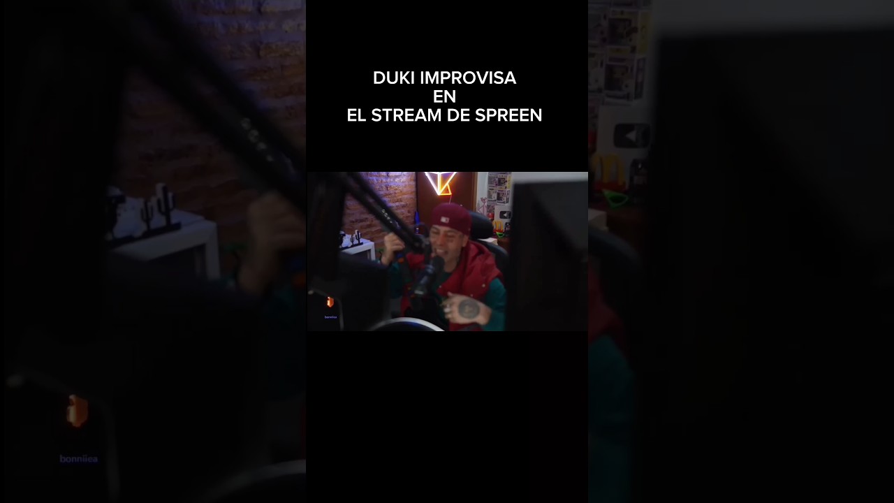 DUKI IMPROVISA EN EL STREAM DE SPREEN PT2 | #duki #spreen #goncho #stream #viral #shorts