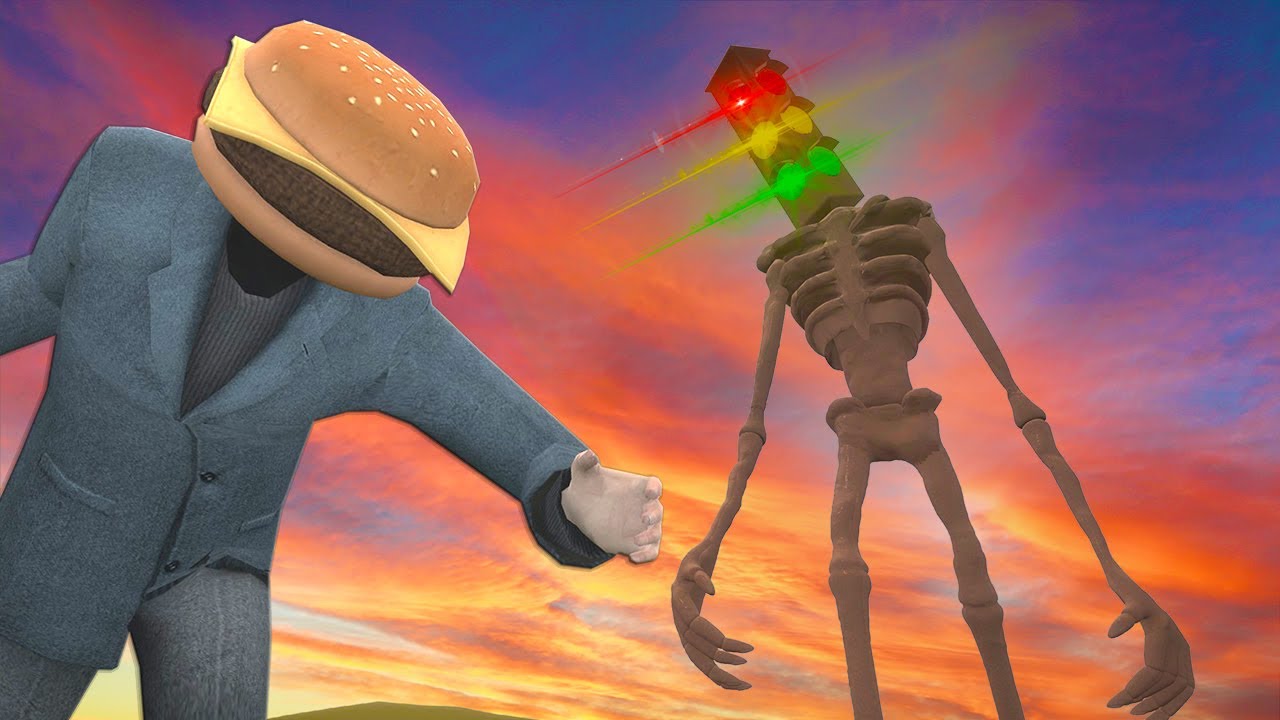 Traffic Light Head is the NEW Siren Head?! (Gmod Multiplayer)