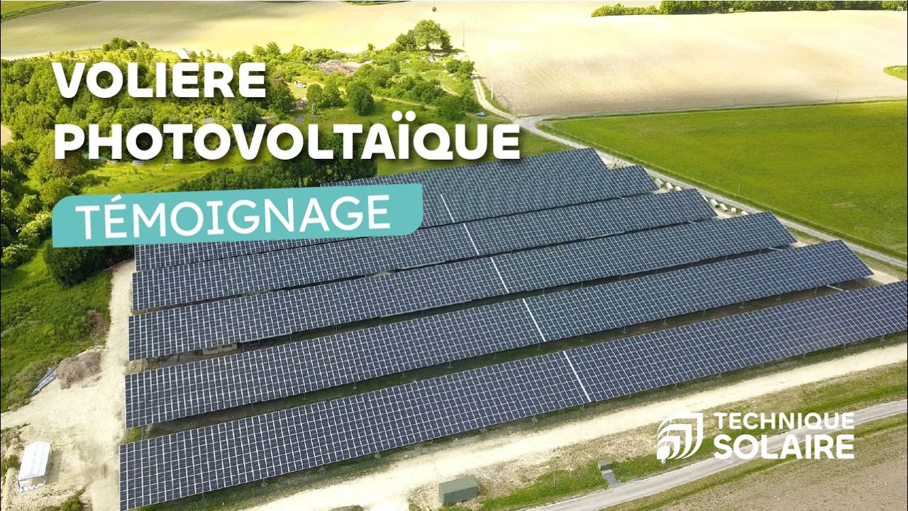 Volière photovoltaïque : le témoignage d'un éleveur d'Indre-et-Loire