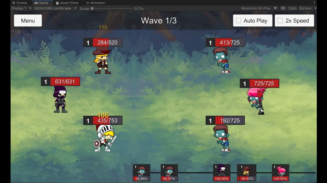 Turnbase RPG - Formation Priority