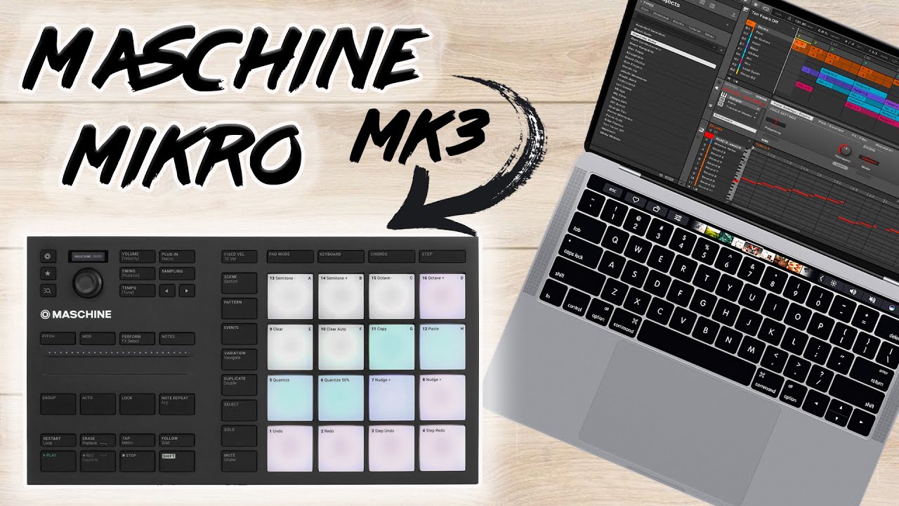 Maschine Mikro Mk3 от Native Instruments | Распаковка | Обзор | Демонстрация