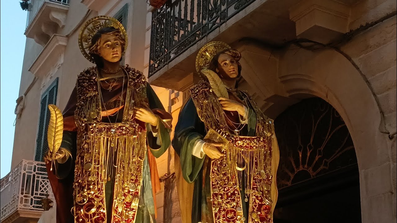 TRANI 2023 - Festa Liturgica Santi Medici COSMA e DAMIANO - processione cittadina