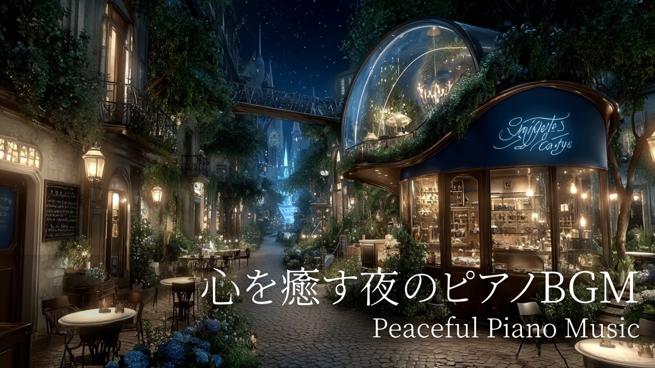 【心を癒す夜のピアノBGM】途中広告なし｜自律神経を整えるピアノ｜睡眠導入音楽｜心を落ち着かせる前向きで心地よいメロディー🌿432Hzの周波数