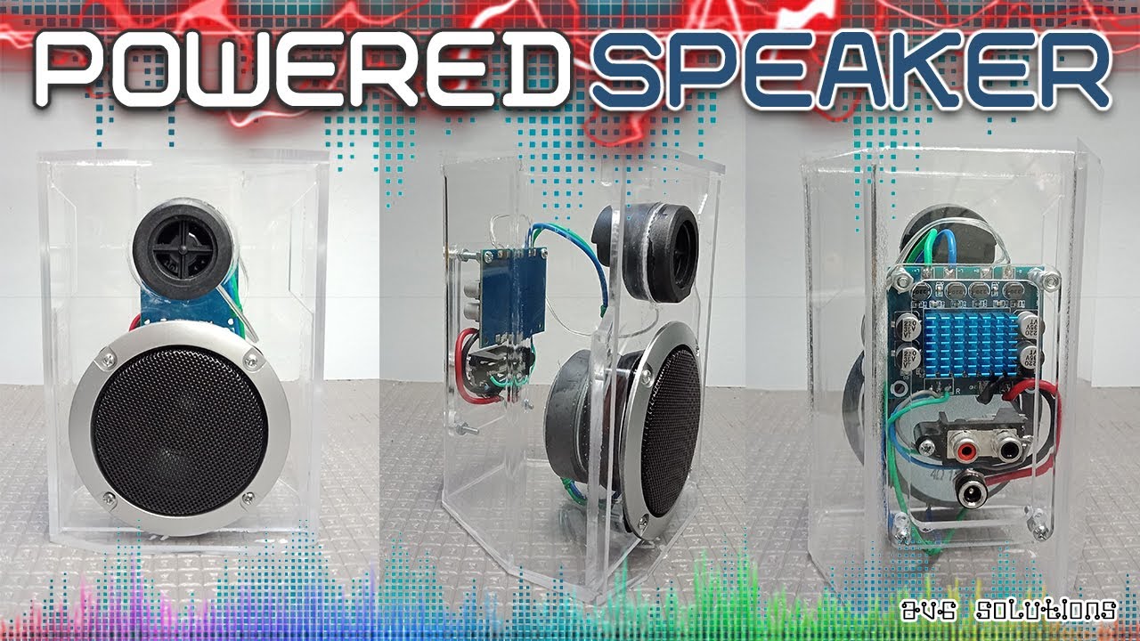 DIY Powered Speaker Design