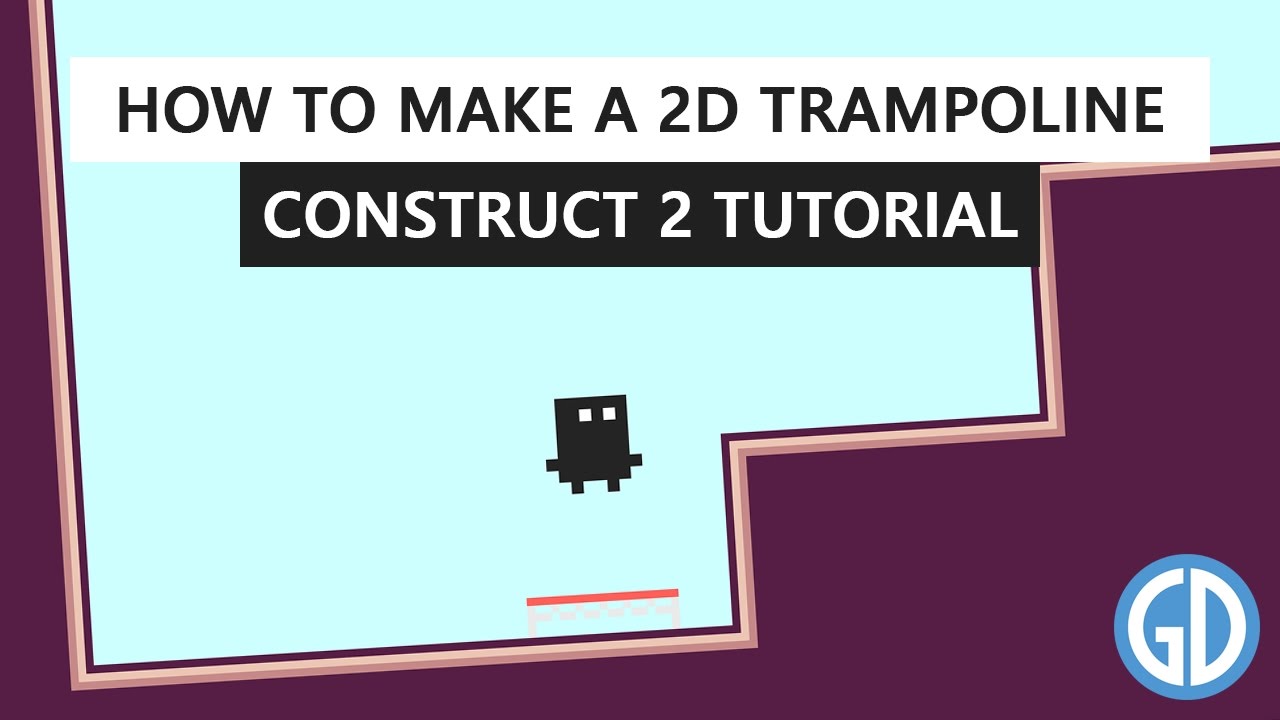 How to Make a 2D Trampoline - construct 2 Tutorial