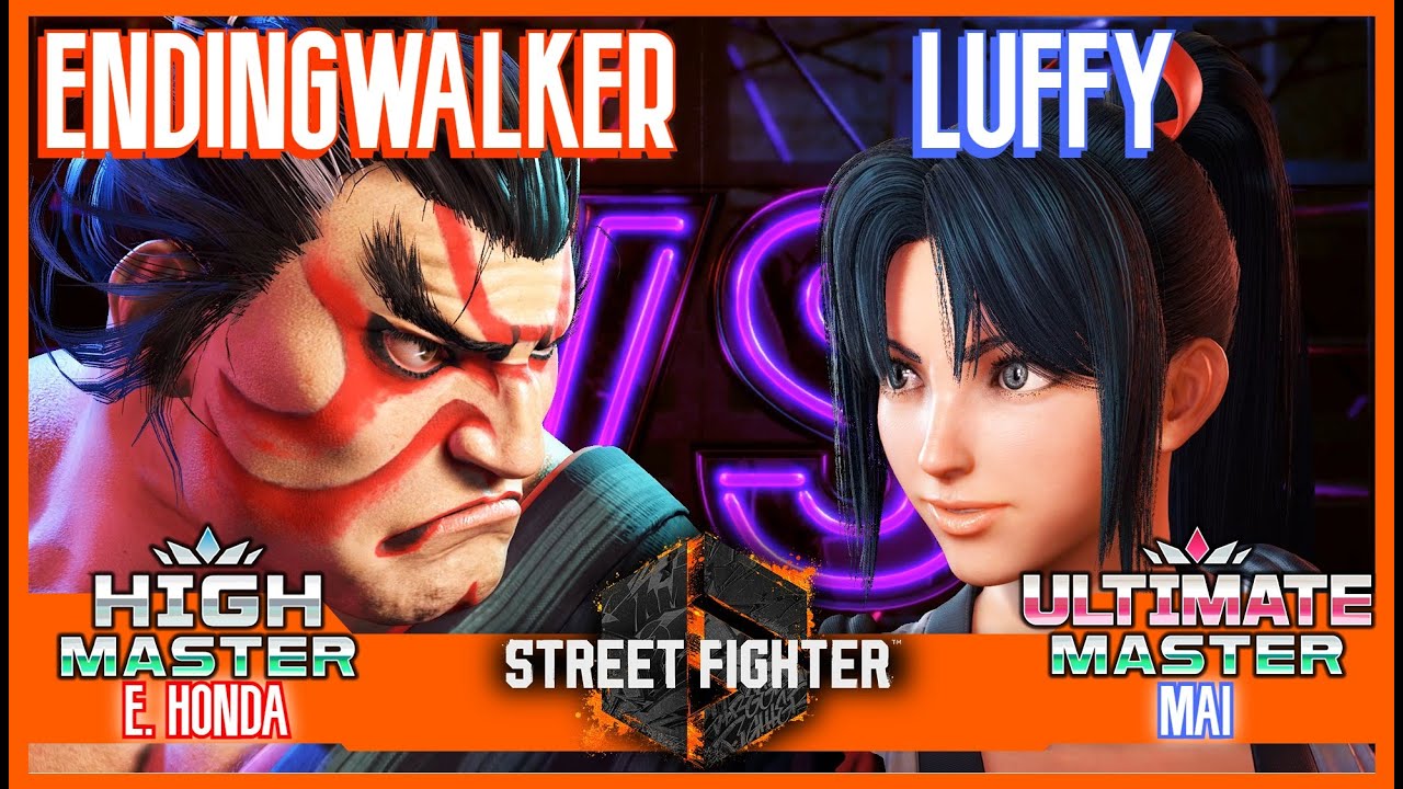 SF6 Match ♦ ENDINGWALKER (E. Honda) 🆚 LUFFY (Mai) ♦ High level matches