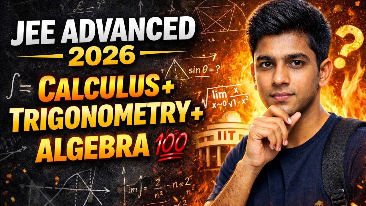 ULTIMATE Mixed Maths Challenge for JEE Advanced 2026🔥| Calculus, Algebra & Trigonometry#iit#iitdream