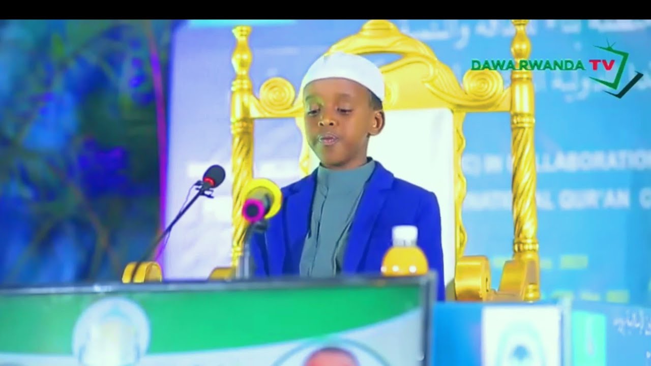 The winner of the 1st place in the Rwanda international Holy Quran competition 2023 #SuratMuhammad