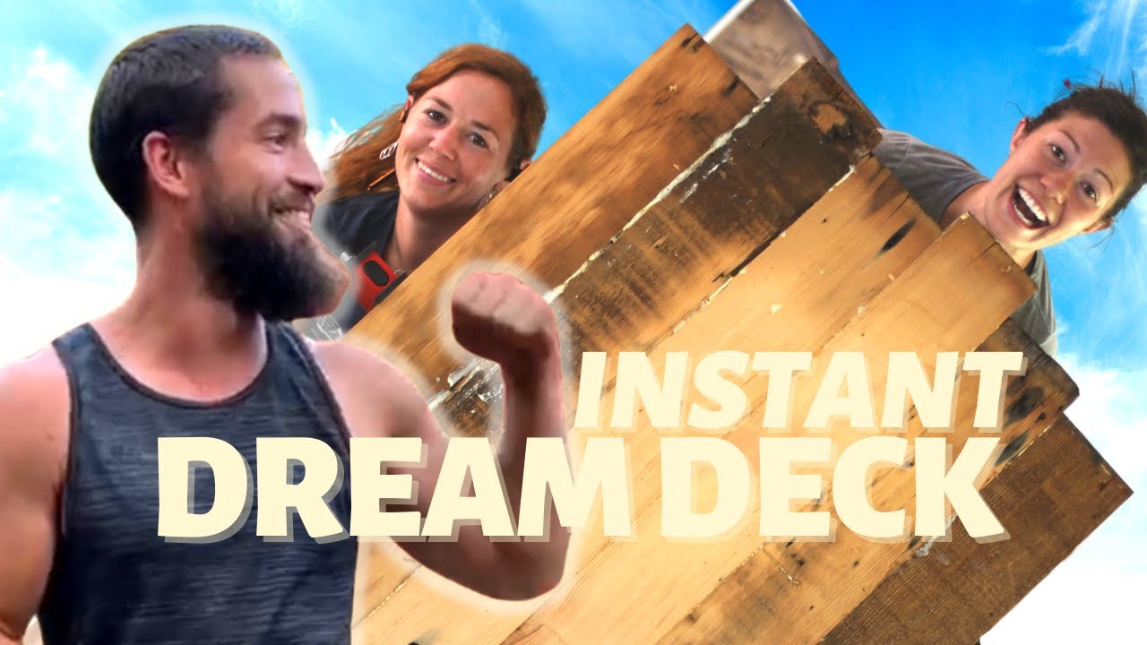 24 HR Deck Transformation with ERIK CURTIS and APRIL WILKERSON // DIY