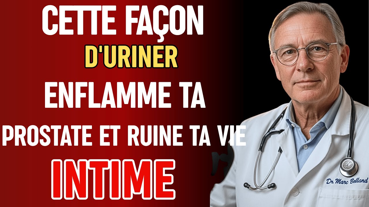 Urologue r&eacute;v&egrave;le : Cette fa&ccedil;on d'uriner d&eacute;truit votre prostate | Dr. Marc Belland