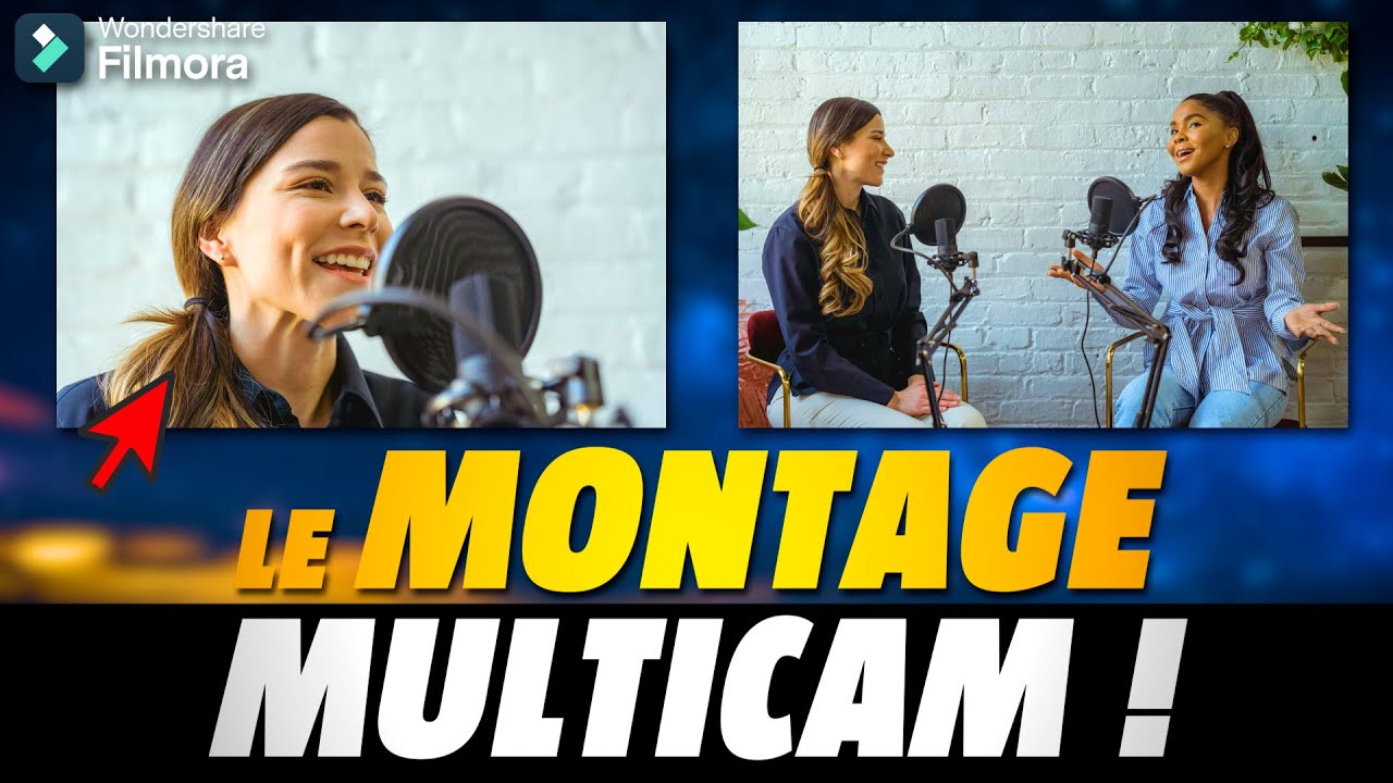 Comment faire du montage MULTICAMÉRA avec Filmora 14 ! Tutoriel