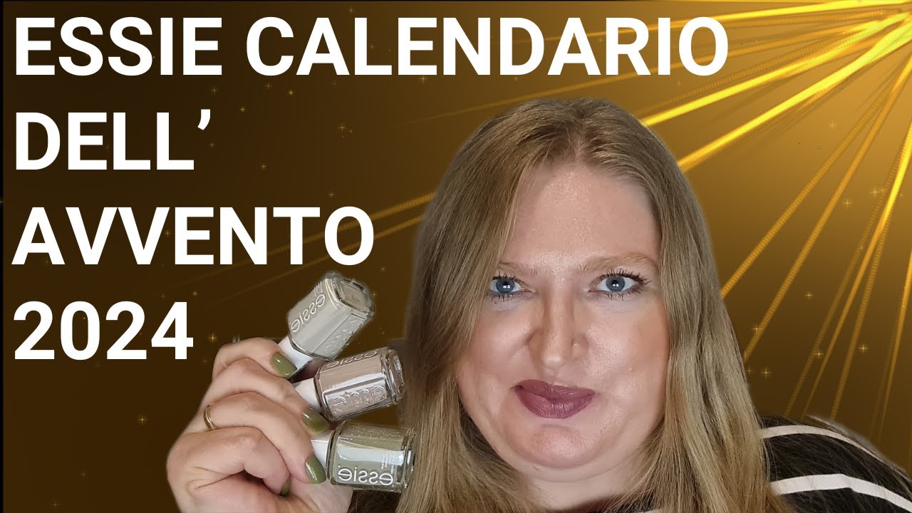 CALENDARIO DELL'AVVENTO 2024  DI SMALTI PER LE UNGHIE DI ESSIE!