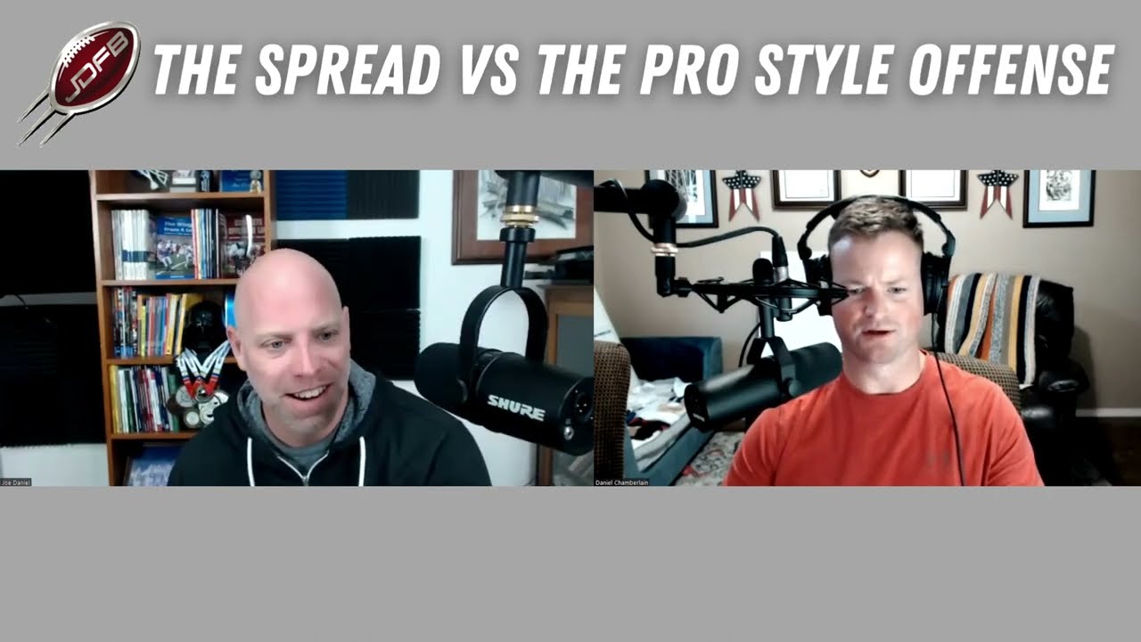 The Spread vs the Pro Style Offense | Football Coaching Podcast S14E02