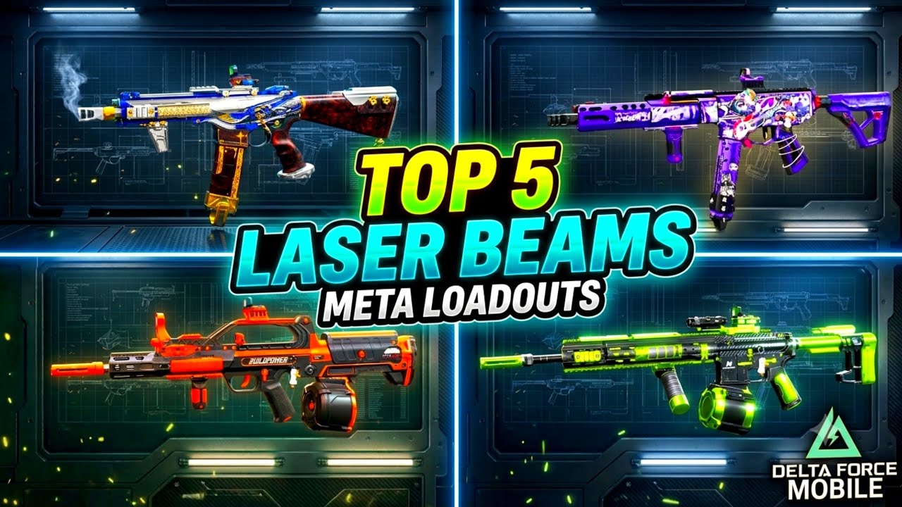 TOP 5 NO RECOIL BUILDS 🔥 BEST META LOADOUTS | Delta Force Mobile