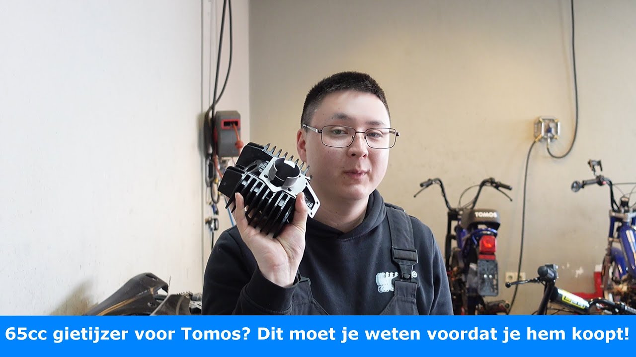 Gietijzere 65cc cilinder voor Tomos. Wat moet er worden aangepast?