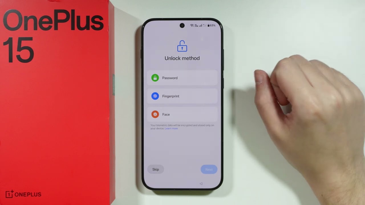 OnePlus 15: как выполнить первоначальную настройку (первая конфигурация)