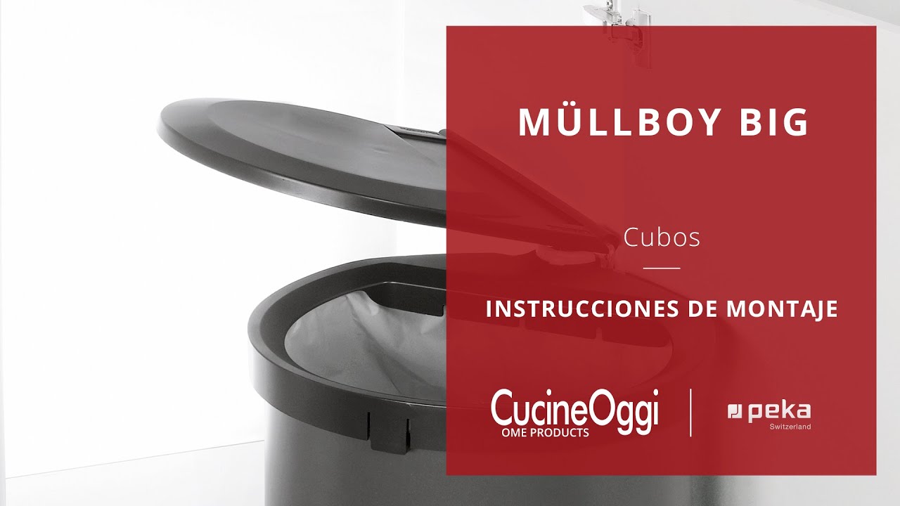 PEKA Müllboy Standard - Instrucciones de montaje | Cucine Oggi