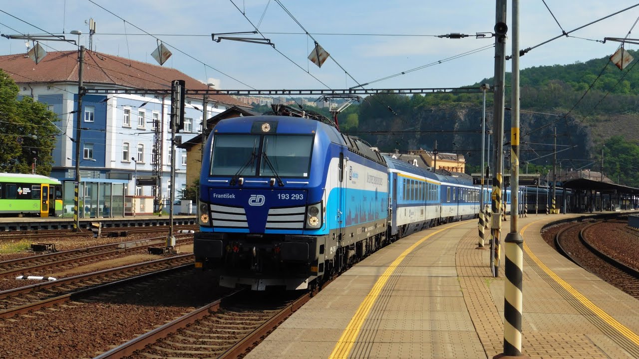 Vlaky - Ústí nad Labem hlavní nádraží - 20.7.2020