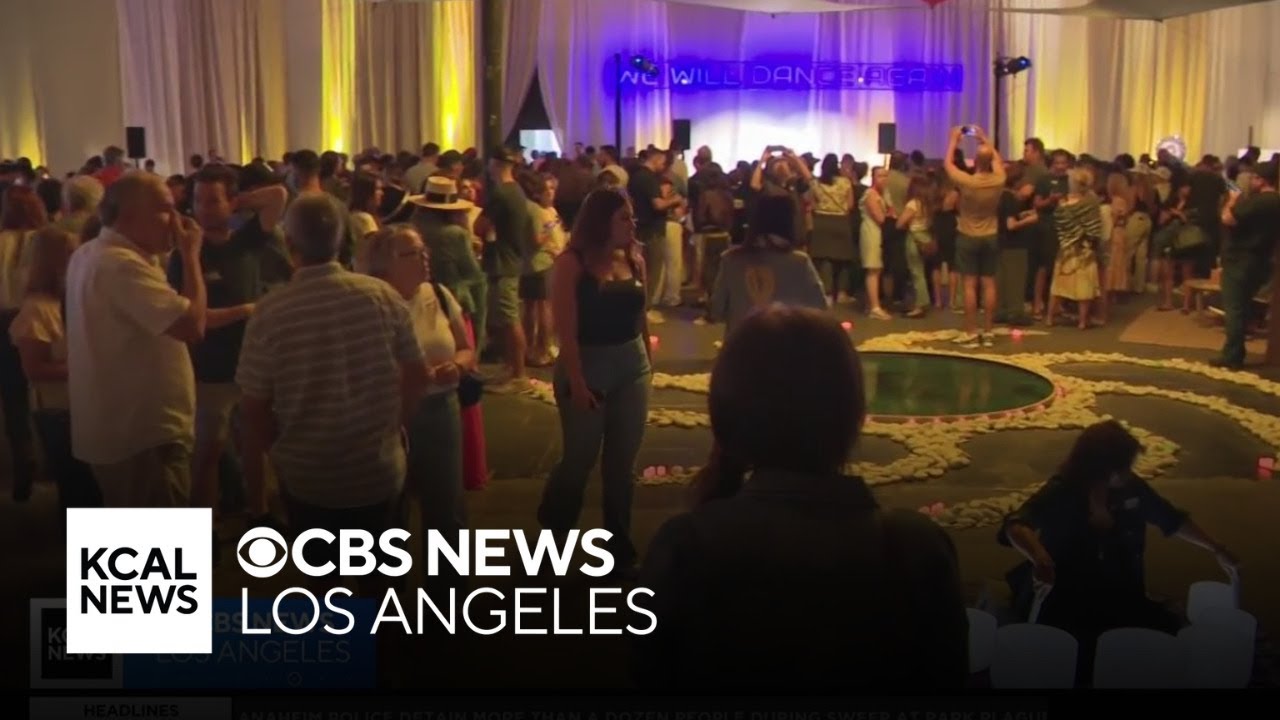 Hundreds gather for vigil to remember hostages found dead in Gaza