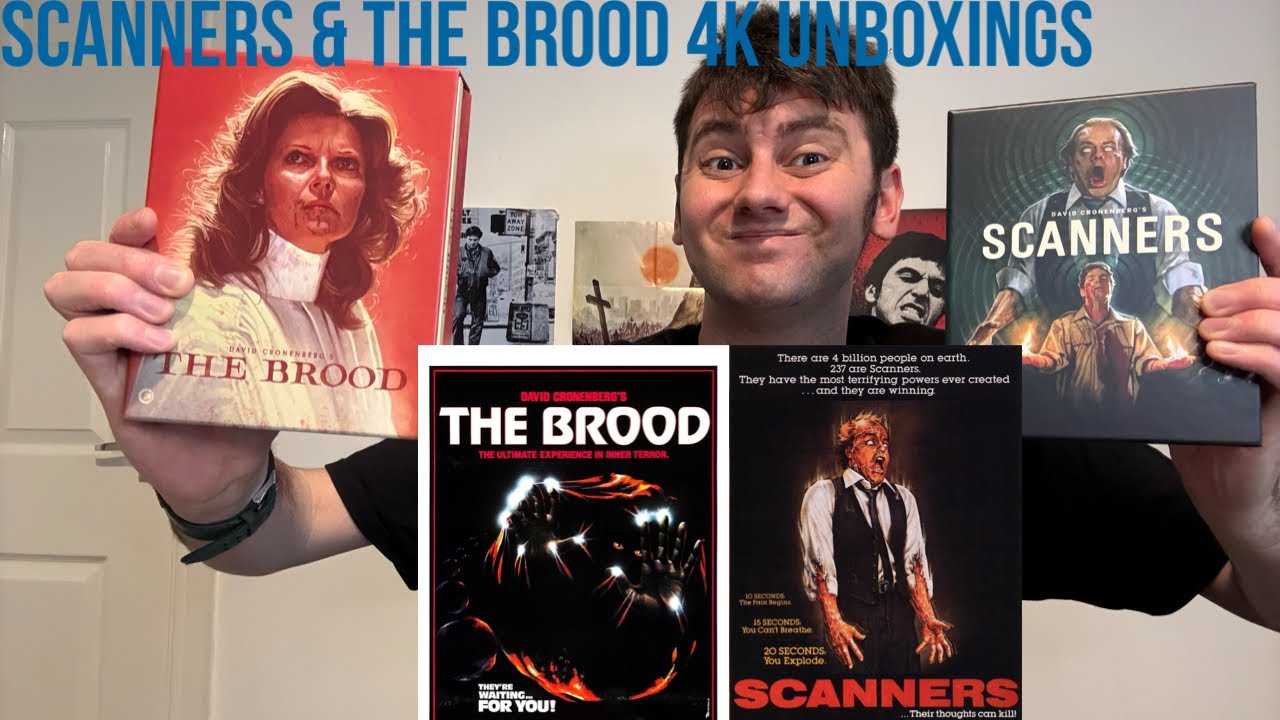Scanners (1981) & The Brood (1979) 4K Unboxings 😀🍿📀🎸🎶