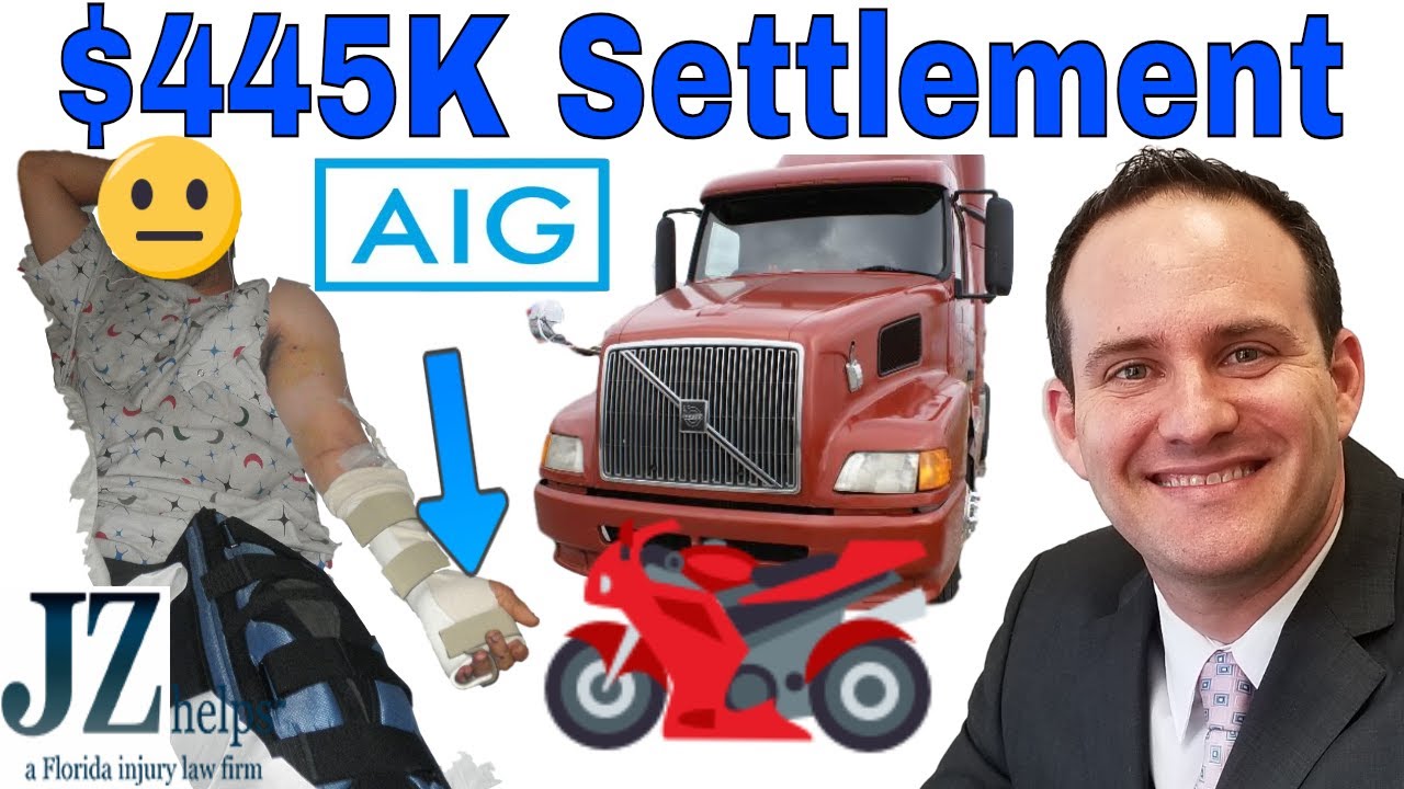 $445K Motorcycle Accident Settlement (Broken Leg and Finger)